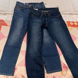 QTY 2 Womes skinny mid rise stretch denim